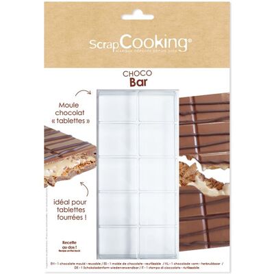 Moule tablettes de chocolat Scrapcooking Transparent - Publicité Moule tablettes de chocolat Scrapcooking Transparent - Publicité