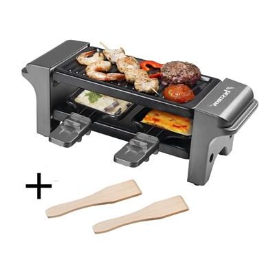 Bestron - AGR102TG - 2 personnes - 350W - Grill à raclette - Publicité Bestron - AGR102TG - 2 personnes - 350W - Grill à raclette - Publicité
