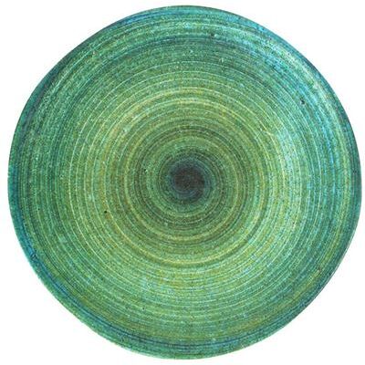 Non communiqué Lot de 12 assiettes rondes EVA 306g , plat de service raffiné en porcelaine motif spiral vert - diamètre 27 x hauteur 2 cm Vert - Publicité Non communiqué Lot de 12 assiettes rondes EVA 306g , plat de service raffiné en porcelaine motif spiral vert - diamètre 27 x hauteur 2 cm Vert - Publicité