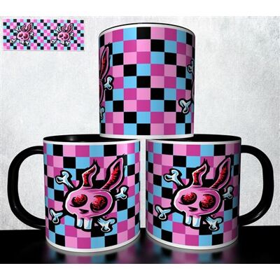 Forever MUG collection design - Tête de mort Skull Halloween 993 Blanc - Publicité Forever MUG collection design - Tête de mort Skull Halloween 993 Blanc - Publicité