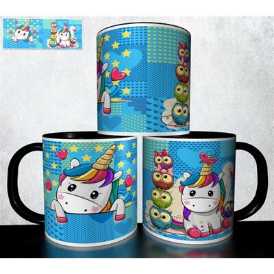 Forever Mug collection design - Licorne unicorn 919 Noir - Publicité Forever Mug collection design - Licorne unicorn 919 Noir - Publicité
