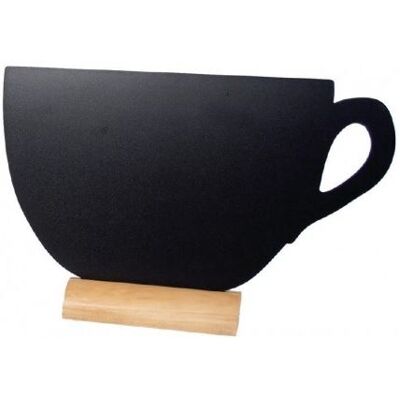 Silhouette de table tasse Securit - x 3 - - Bois - Publicité Silhouette de table tasse Securit - x 3 - - Bois - Publicité