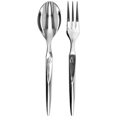 Non communiqué Set de couvert de service Laguiole Héritage - Tarrerias Bonjean - Argent / Métallique - Acier Inoxydable (inox) Argent - Publicité Non communiqué Set de couvert de service Laguiole Héritage - Tarrerias Bonjean - Argent / Métallique - Acier Inoxydable (inox) Argent - Publicité