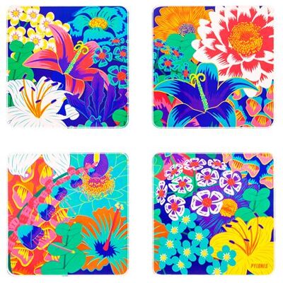 Non communiqué Set de 4 dessous de verre - Sous verre Bouquet - Pylones Bouquet - Publicité Non communiqué Set de 4 dessous de verre - Sous verre Bouquet - Pylones Bouquet - Publicité