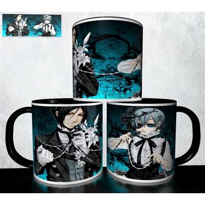 Forever Mug collection design - Black Butler Kuroshitsuji 340 Blanc - Publicité Forever Mug collection design - Black Butler Kuroshitsuji 340 Blanc - Publicité