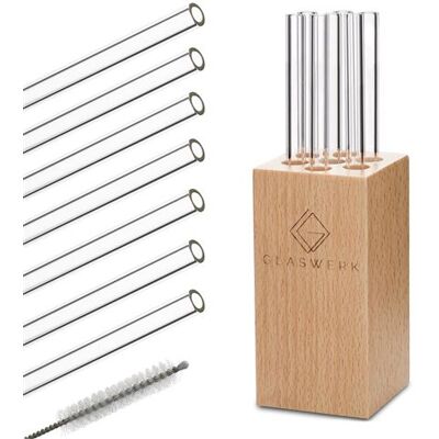 Non communiqué Lot de 7 pailles en verre borosilicate Klarstein Glaswerk Frezzeria - 0,8 x 15 cm - Publicité Non communiqué Lot de 7 pailles en verre borosilicate Klarstein Glaswerk Frezzeria - 0,8 x 15 cm - Publicité
