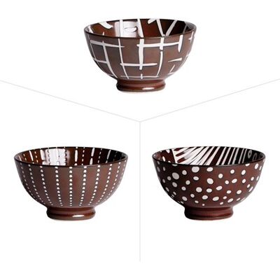 Non communiqué Coupelle Utah 12 cm (lot de 3) - Table Passion - Marron - Porcelaine Marron - Publicité Non communiqué Coupelle Utah 12 cm (lot de 3) - Table Passion - Marron - Porcelaine Marron - Publicité