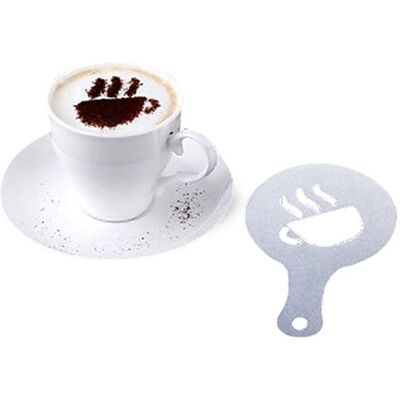 NONAME Pack de 16 pochoirs décoration pour tasse de café Multi - Publicité NONAME Pack de 16 pochoirs décoration pour tasse de café Multi - Publicité