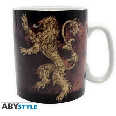 Abysse Corp Mug - Game Of Thrones - Lannister - 460 Ml - Publicité Abysse Corp Mug - Game Of Thrones - Lannister - 460 Ml - Publicité