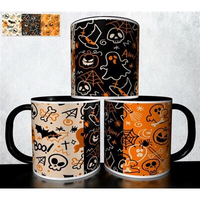 Forever Mug collection design - Halloween 872 Noir - Publicité Forever Mug collection design - Halloween 872 Noir - Publicité