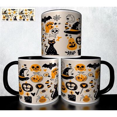 Forever Mug collection design - Halloween 870 Blanc - Publicité Forever Mug collection design - Halloween 870 Blanc - Publicité