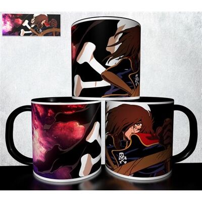 Forever Mug collection design - Albator Captain Harlock 311 Blanc - Publicité Forever Mug collection design - Albator Captain Harlock 311 Blanc - Publicité