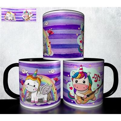 Forever Mug collection design - Licorne unicorn 935 Noir - Publicité Forever Mug collection design - Licorne unicorn 935 Noir - Publicité