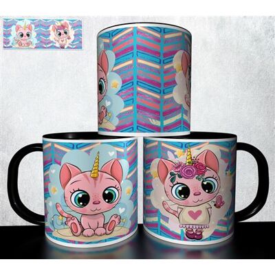 Forever Mug collection design - Licorne unicorn 925 Noir - Publicité Forever Mug collection design - Licorne unicorn 925 Noir - Publicité