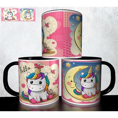 Forever Mug collection design - Licorne unicorn 920 Noir - Publicité Forever Mug collection design - Licorne unicorn 920 Noir - Publicité
