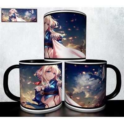 Forever Mug collection design - Violet Evergarden Vaioretto Evagaden 723 Violet - Publicité Forever Mug collection design - Violet Evergarden Vaioretto Evagaden 723 Violet - Publicité