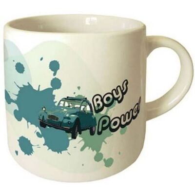 tasse expresso en céramique Boys Power by Cbkreation Multicolore - Publicité tasse expresso en céramique Boys Power by Cbkreation Multicolore - Publicité