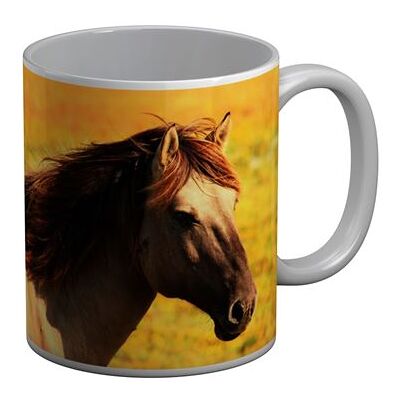 Non communiqué Fabulous Mug céramique Beau Cheval Beige Prairie Blanc - Publicité Non communiqué Fabulous Mug céramique Beau Cheval Beige Prairie Blanc - Publicité