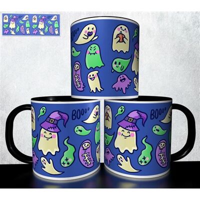 Forever Mug collection design - Halloween 894 Noir - Publicité Forever Mug collection design - Halloween 894 Noir - Publicité