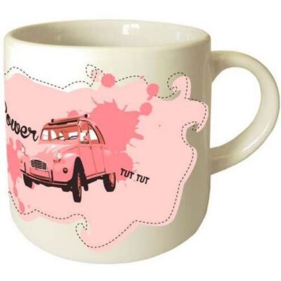 tasse expresso en céramique Girls Power by Cbkreation Multicolore - Publicité tasse expresso en céramique Girls Power by Cbkreation Multicolore - Publicité
