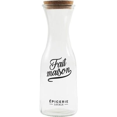 Non communiqué Carafe en Verre Design "Brooklyn" 1L Transparent Transparent - Publicité Non communiqué Carafe en Verre Design "Brooklyn" 1L Transparent Transparent - Publicité