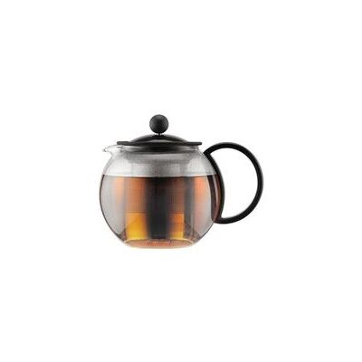 Bodum assam théière à piston, couvercle plastique, filtre en inox, 0. 5 l Inox - Publicité Bodum assam théière à piston, couvercle plastique, filtre en inox, 0. 5 l Inox - Publicité