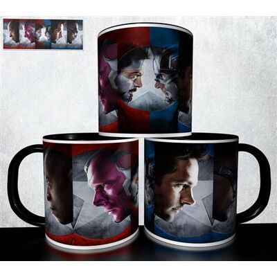 Forever Mug collection design - Captain America Avengers 860 Blanc - Publicité Forever Mug collection design - Captain America Avengers 860 Blanc - Publicité