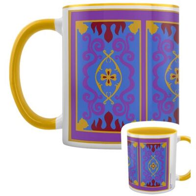 Aladdin Tasse Magic Carpet Intérieur de couleur jaune blanc Blanc - Publicité Aladdin Tasse Magic Carpet Intérieur de couleur jaune blanc Blanc - Publicité
