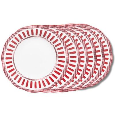 Non communiqué Assiette creuse Napoli rouge 22 cm (lot de 6) - Table Passion - Rouge - Porcelaine Rouge - Publicité Non communiqué Assiette creuse Napoli rouge 22 cm (lot de 6) - Table Passion - Rouge - Porcelaine Rouge - Publicité