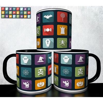 Forever Mug collection design - Halloween 884 Noir - Publicité Forever Mug collection design - Halloween 884 Noir - Publicité