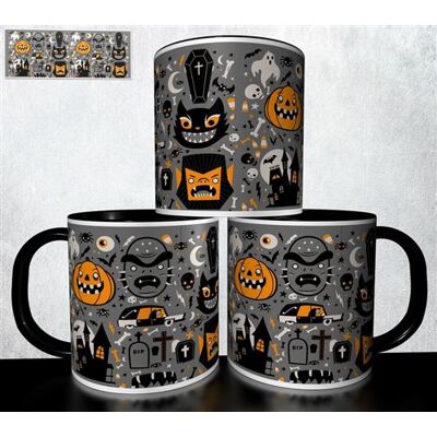 Forever Mug collection design - Halloween 879 Noir - Publicité Forever Mug collection design - Halloween 879 Noir - Publicité