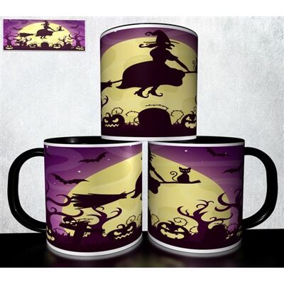 Forever Mug collection design - Halloween 876 Noir - Publicité Forever Mug collection design - Halloween 876 Noir - Publicité