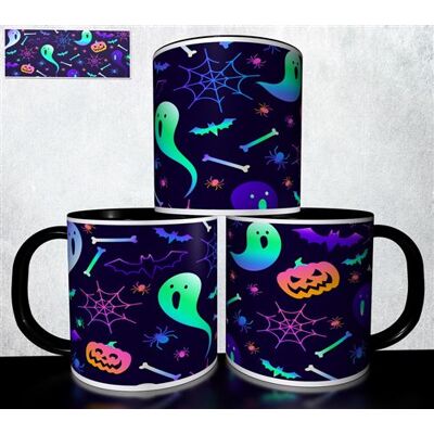 Forever Mug collection design - Halloween 874 Noir - Publicité Forever Mug collection design - Halloween 874 Noir - Publicité