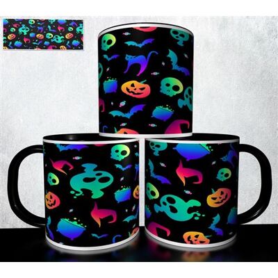 Forever Mug collection design - Halloween 873 Noir - Publicité Forever Mug collection design - Halloween 873 Noir - Publicité