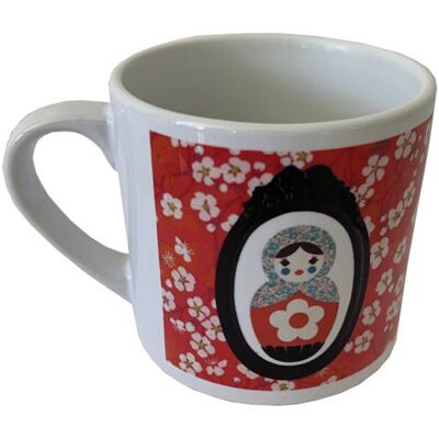 Cbk Tasse expresso Poupée russe liberty Multicolore - Publicité Cbk Tasse expresso Poupée russe liberty Multicolore - Publicité