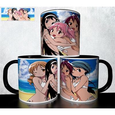 Forever Mug collection design - Puella Magi Madoka Magica Maho Shojo Madoka Magika 683 Blanc - Publicité Forever Mug collection design - Puella Magi Madoka Magica Maho Shojo Madoka Magika 683 Blanc - Publicité