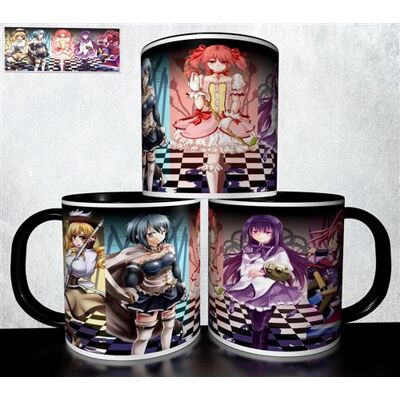 Forever Mug collection design - Puella Magi Madoka Magica Maho Shojo Madoka Magika 680 Blanc - Publicité Forever Mug collection design - Puella Magi Madoka Magica Maho Shojo Madoka Magika 680 Blanc - Publicité