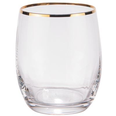 Table Passion Ensemble de Verres Waterfall avec Bord d'Or - Vaisselle - Publicité Table Passion Ensemble de Verres Waterfall avec Bord d'Or - Vaisselle - Publicité