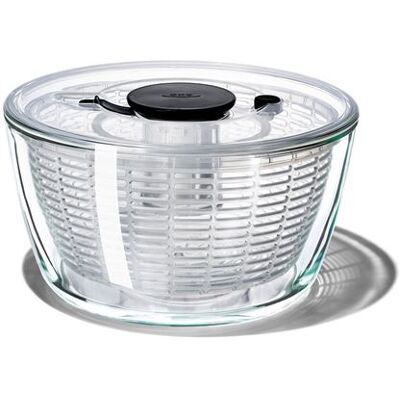 Non communiqué Essoreuse à salade en verre 26 cm - Oxo - Transparent - Verre - Publicité Non communiqué Essoreuse à salade en verre 26 cm - Oxo - Transparent - Verre - Publicité