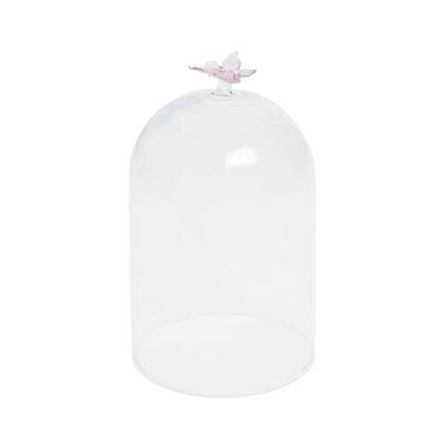 Non communiqué Cloche Papillon 20 cm - Amadeus - Transparent - Verre Transparent - Publicité Non communiqué Cloche Papillon 20 cm - Amadeus - Transparent - Verre Transparent - Publicité