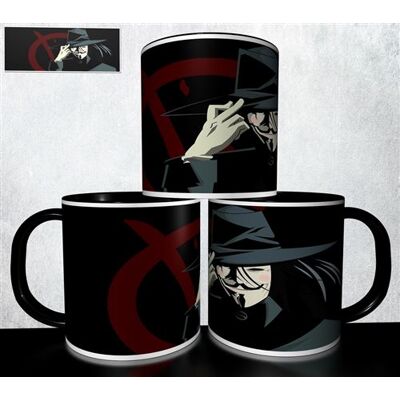 Forever Mug collection design - Anonymous 813 Blanc - Publicité Forever Mug collection design - Anonymous 813 Blanc - Publicité