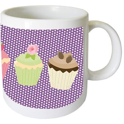Tasse en céramique 3 gateaux by Cbkreation Multicolore - Publicité Tasse en céramique 3 gateaux by Cbkreation Multicolore - Publicité