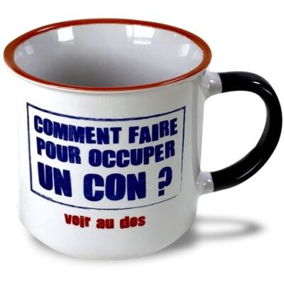 Eurowebbiz Mug - comment occuper un con mug en céramique - Publicité Eurowebbiz Mug - comment occuper un con mug en céramique - Publicité