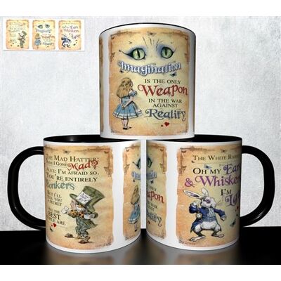 Forever Mug collection design - Alice au pays des merveilles 808 Blanc - Publicité Forever Mug collection design - Alice au pays des merveilles 808 Blanc - Publicité