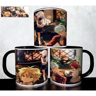 Forever Mug collection design - Seven Deadly Sins Nanatsu no taizai 209 Blanc - Publicité Forever Mug collection design - Seven Deadly Sins Nanatsu no taizai 209 Blanc - Publicité