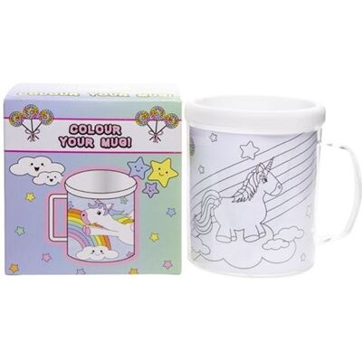 Non communiqué Mug à double paroi avec dessin tasse à Colorier Licorne Multi - Publicité Non communiqué Mug à double paroi avec dessin tasse à Colorier Licorne Multi - Publicité