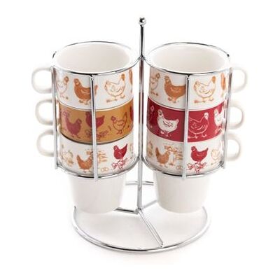 Non communiqué Coffret de 6 tasses expresso Maggie - Amadeus - Blanc - Porcelaine Blanc - Publicité Non communiqué Coffret de 6 tasses expresso Maggie - Amadeus - Blanc - Porcelaine Blanc - Publicité
