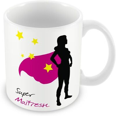 Non communiqué Fabulous Mug céramique Super Maitresse Super Héroïne Cape Blanc - Publicité Non communiqué Fabulous Mug céramique Super Maitresse Super Héroïne Cape Blanc - Publicité