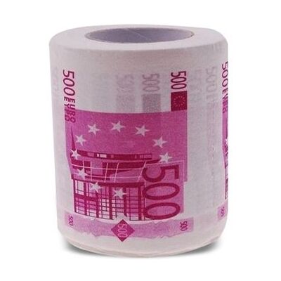 Eurowebbiz Papier Toilette Billet de 500 Euros - Papier Toilette - Publicité Eurowebbiz Papier Toilette Billet de 500 Euros - Papier Toilette - Publicité