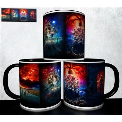 Forever Mug collection design - Série Stranger Things 786 Blanc - Publicité Forever Mug collection design - Série Stranger Things 786 Blanc - Publicité